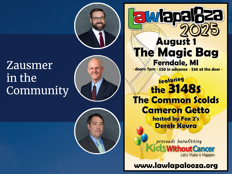 Zausmer Attorneys Dominate Lawlapalooza 2025 Lineup
